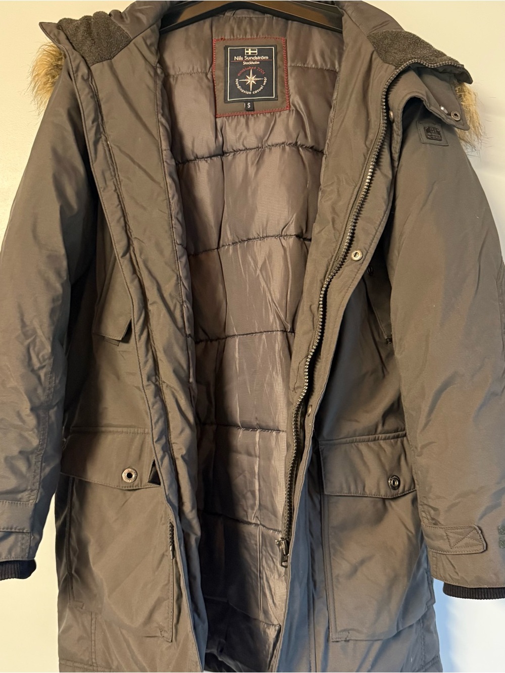 : men’s Insulated Parka Jacket in Olive